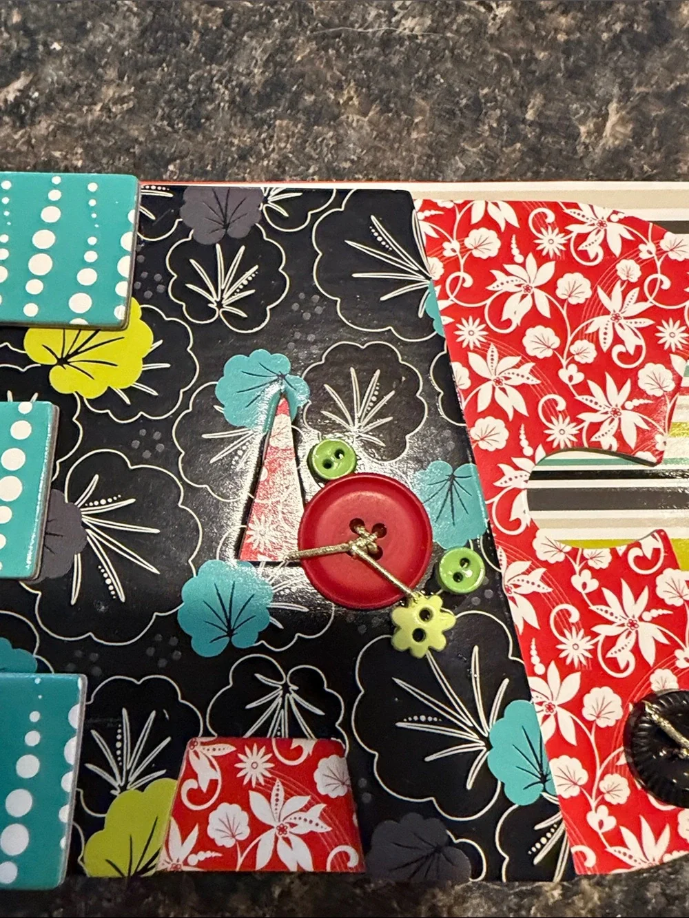 Bright Floral bEACH scrapbook - Multicolor